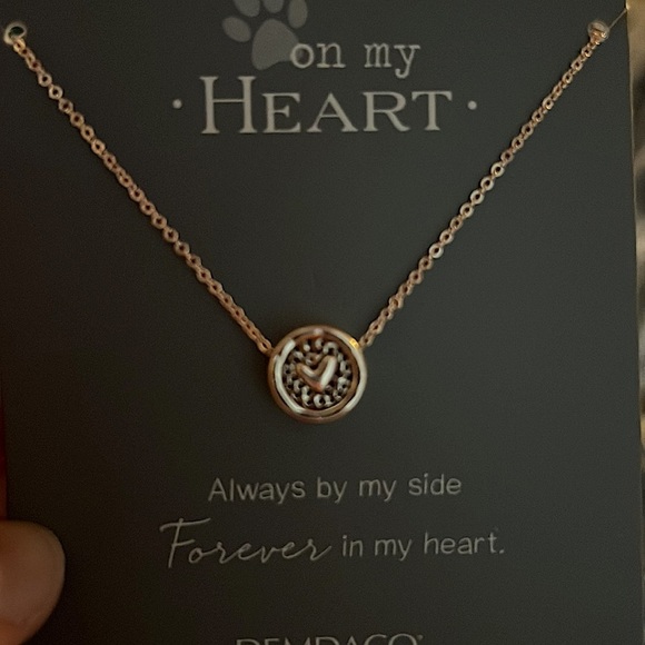 Demdaco Loving Memories Reversible Pet Necklace - Rose Gold - Jewelry - Picture 3 of 5